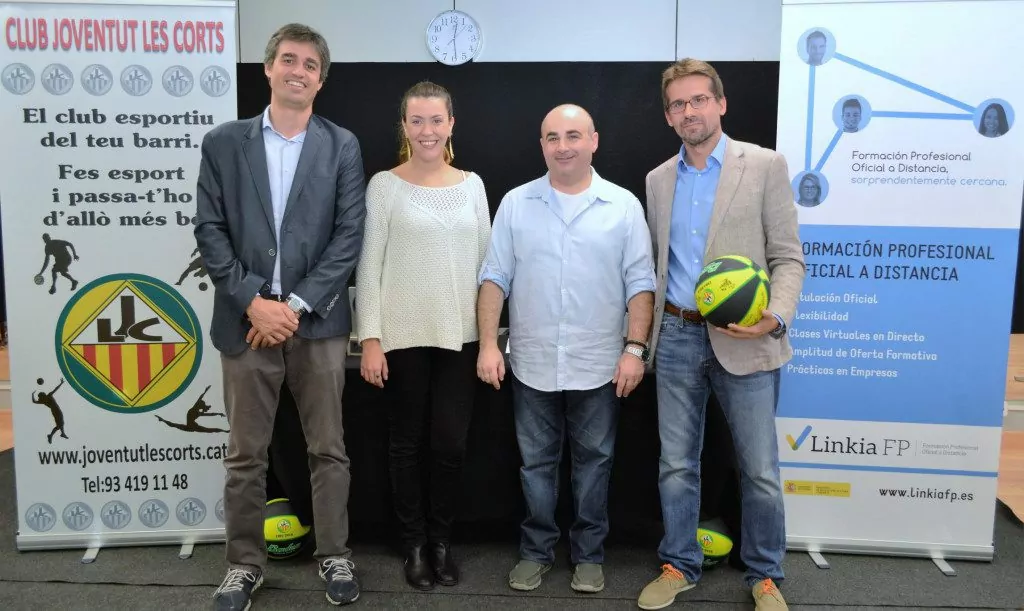 LINKIA FP y Joventut Les Corts presentan un acuerdo de patrocinio